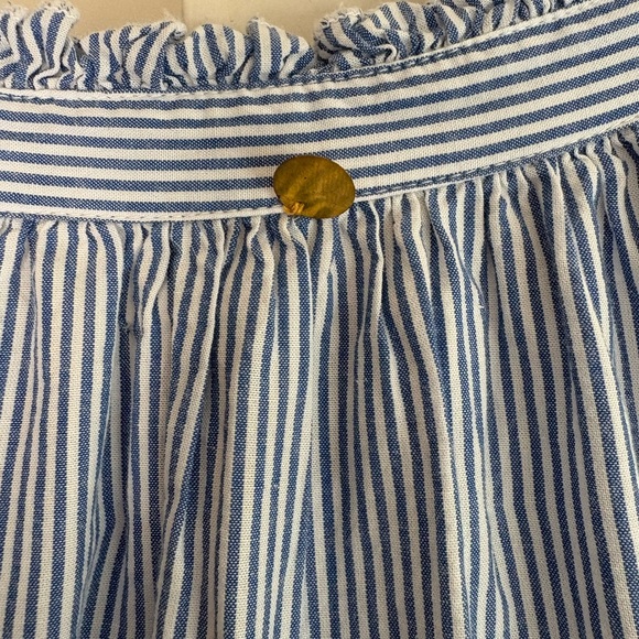 Antik Batik Blue and Yellow Maxi embroidered with Bishop Sleeves size L/42 - Picture 9 of 10